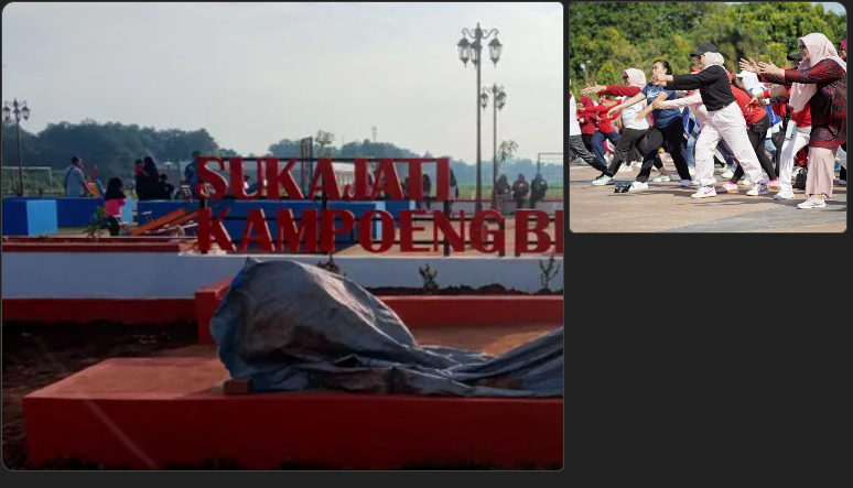 🌳 Ruang Terbuka Publik Desa Sukajati Jadi Simbol Baru Potensi dan Kebersamaan Warga