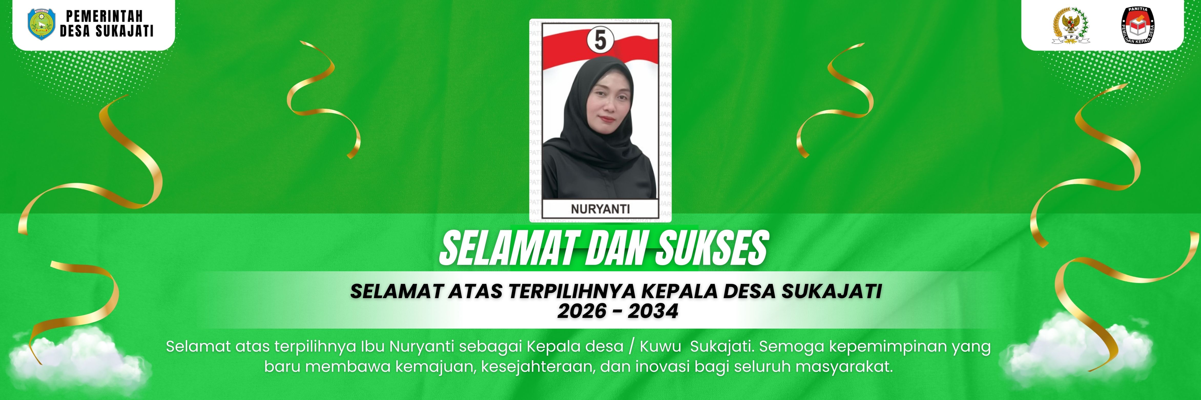 Hasil Resmi Pemilihan Kuwu Desa Sukajati Tahun 2025